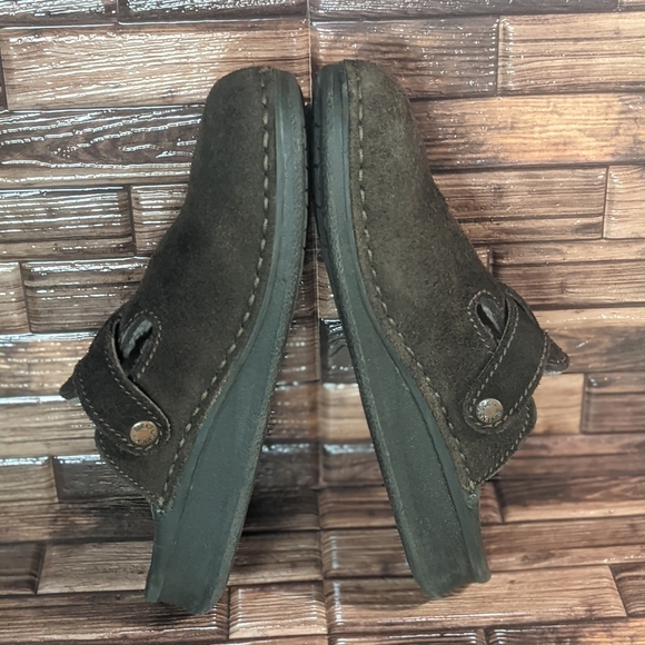 birkenstock fleece clogs